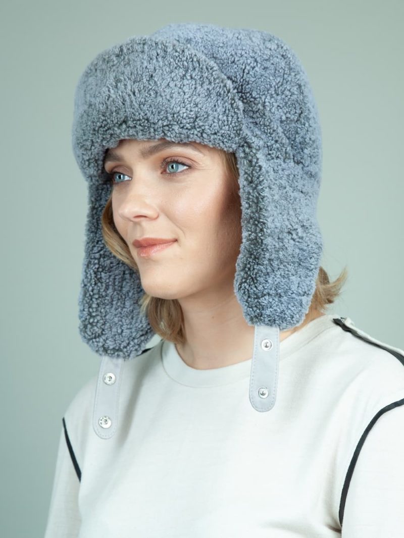 women's fur hat with ear flaps