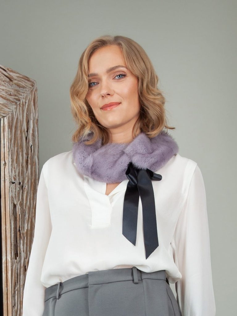 mink scarf
