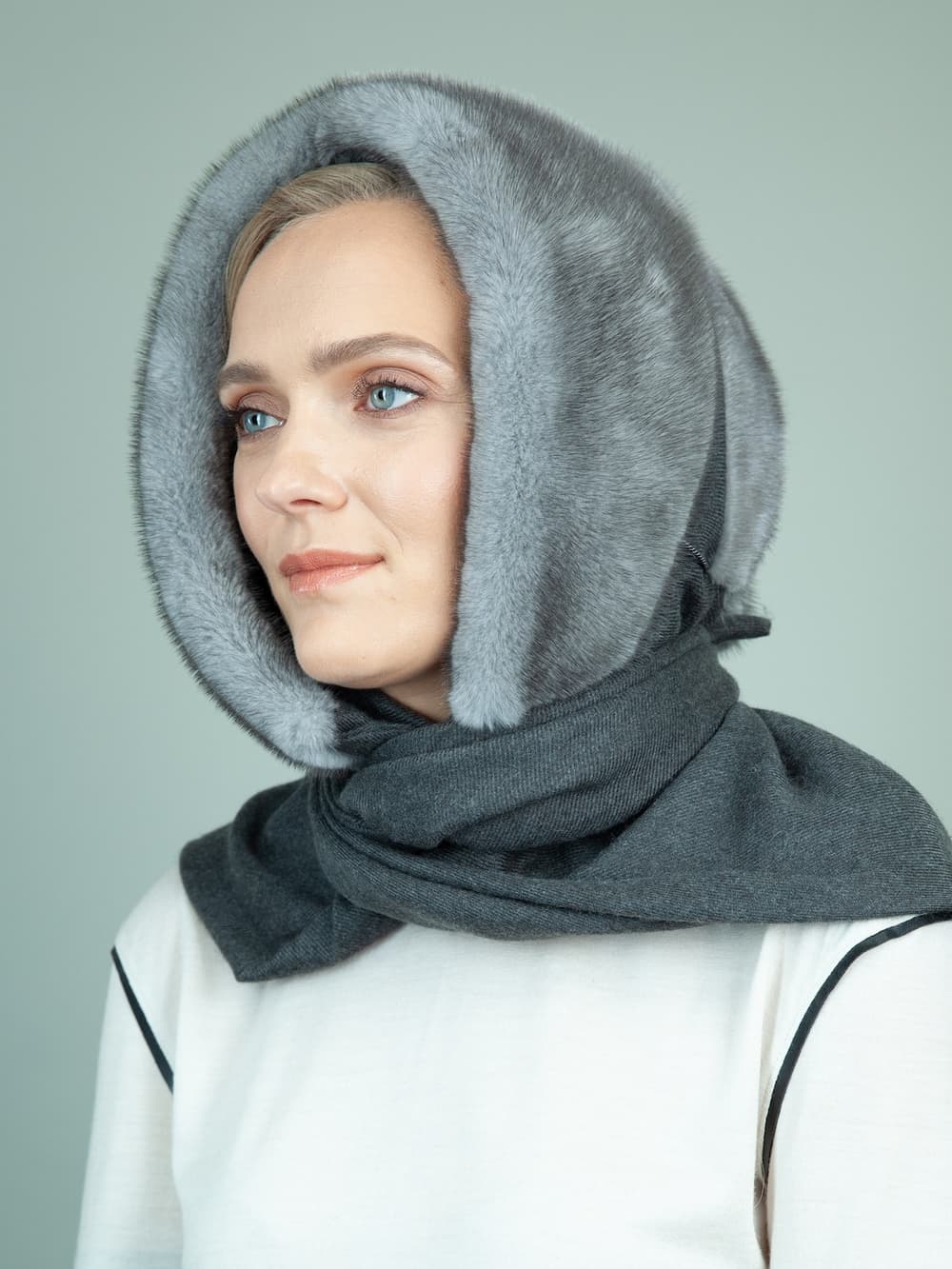 Womens Hooded Wrap