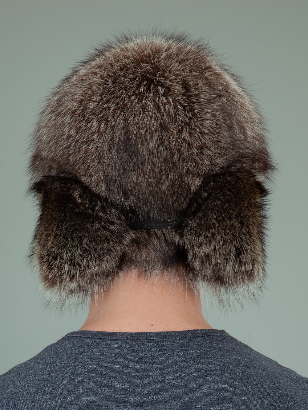 raccon fur russian style hat