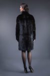 black velvet mink fur coat