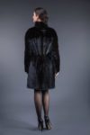black velvet mink fur coat