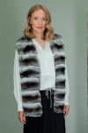 chinchilla fur vest