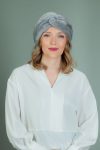 sapphire mink fur headband head wrap