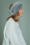 sapphire mink fur headband head wrap