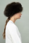 raccoon full fur round hat
