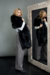 black fox fur palantine