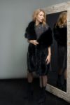 black fox fur palantine