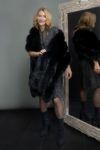 black fox fur palantine