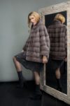 purple mink fur coat