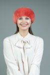 Coral Mink Fur Headband
